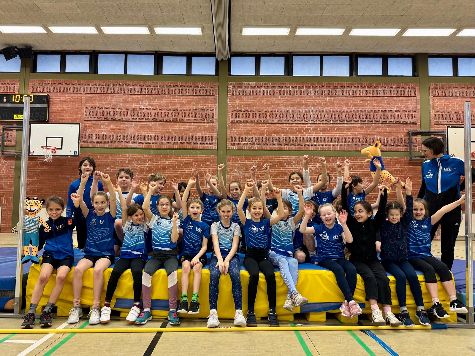 Team VfL Stade beim Hallensportfest am 08.02.26 in der IGS Stade